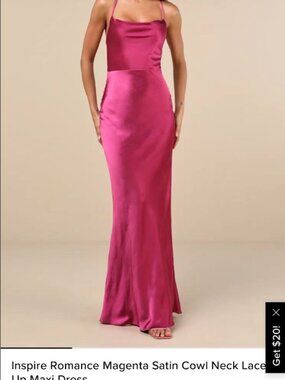 Lulu's Fuschia Gown